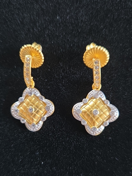 Freida Rothman Jewelry - Freida Rothman Clover Drop Earrings